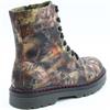 HEAVENLY FEET WOMENS ZIP LACE ANKLE BOOT - BRONZE PEONY